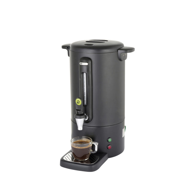 Percolator pentru bauturi fierbinti 7 litri, inox, negru mat, 1650 W, Concept Line Hendi, 307x330x(h)450 mm