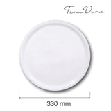 Farfurie Hendi pentru pizza, portelan durabil rezistent la temperaturi, diametru 330 mm