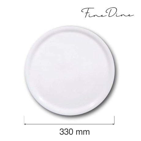 Farfurie Hendi pentru pizza, portelan durabil rezistent la temperaturi, diametru 330 mm