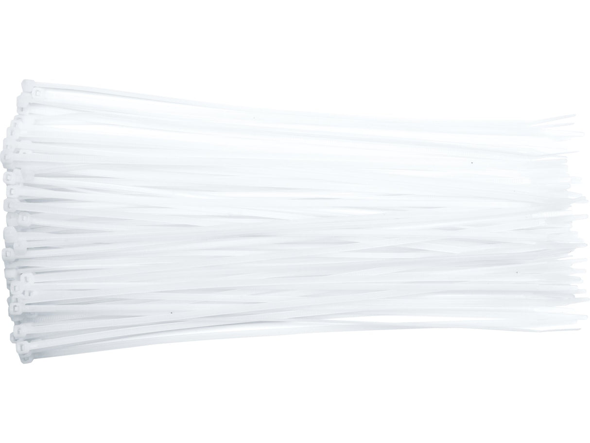 COLIERE DIN PLASTIC VOREL 73884 190X2.5MM, 100 BUC, ALB
