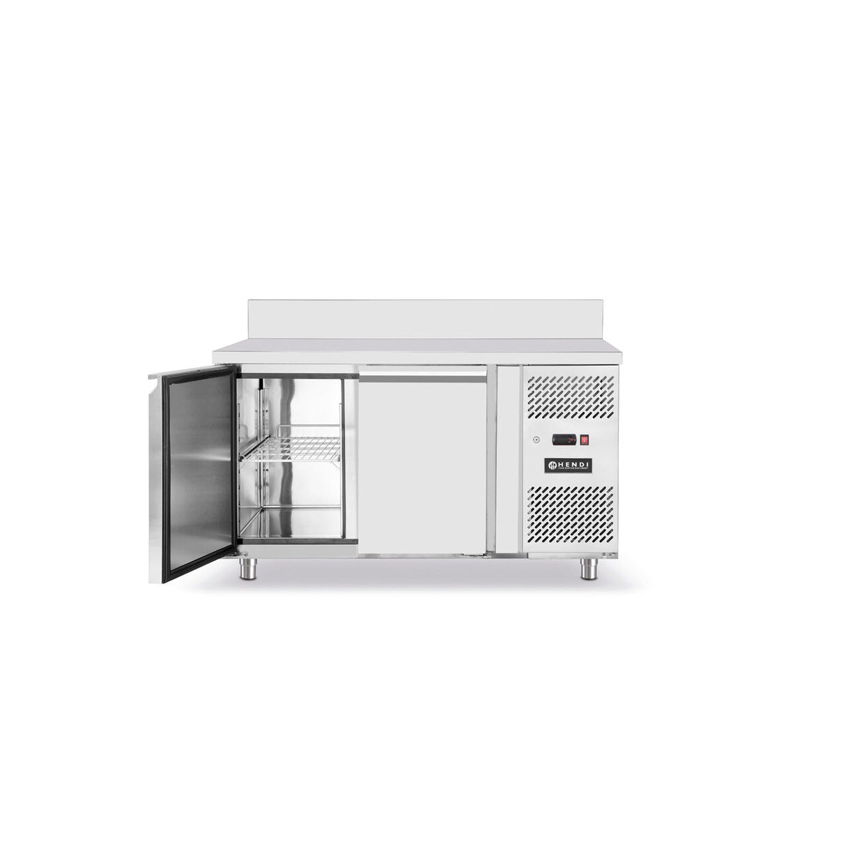 Masa rece cu 2 usi profesionala, inox, ARKTIC by Hendi Profi Line, interval temperatura -2/+8 gr C, 250W, 136x70x(H)85 cm