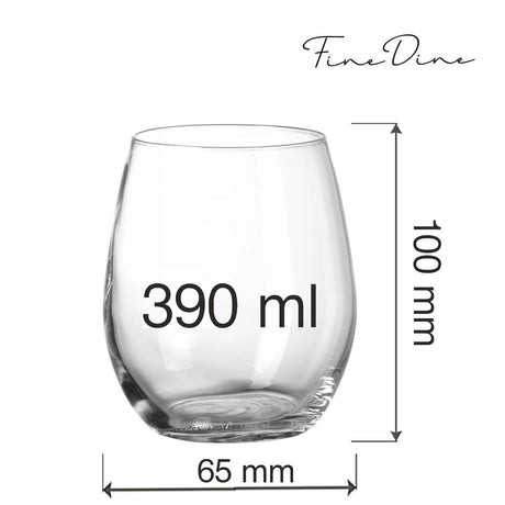 Pahar Cantare lowball, 390ml Fine Dine