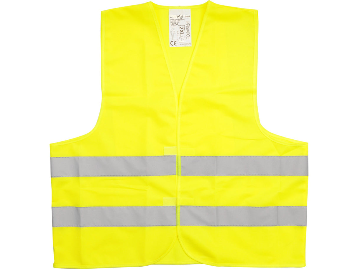 SÁRGA FIGYELMEZTETŐ MELLÉNY VOREL 74666 XXL MÉRET 