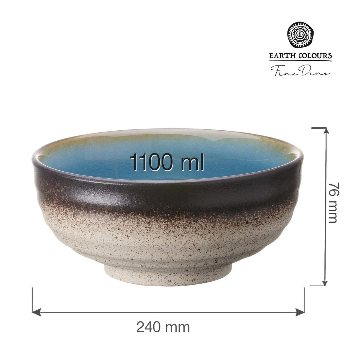 Bol rotund Azure, 240mm  Fine Dine