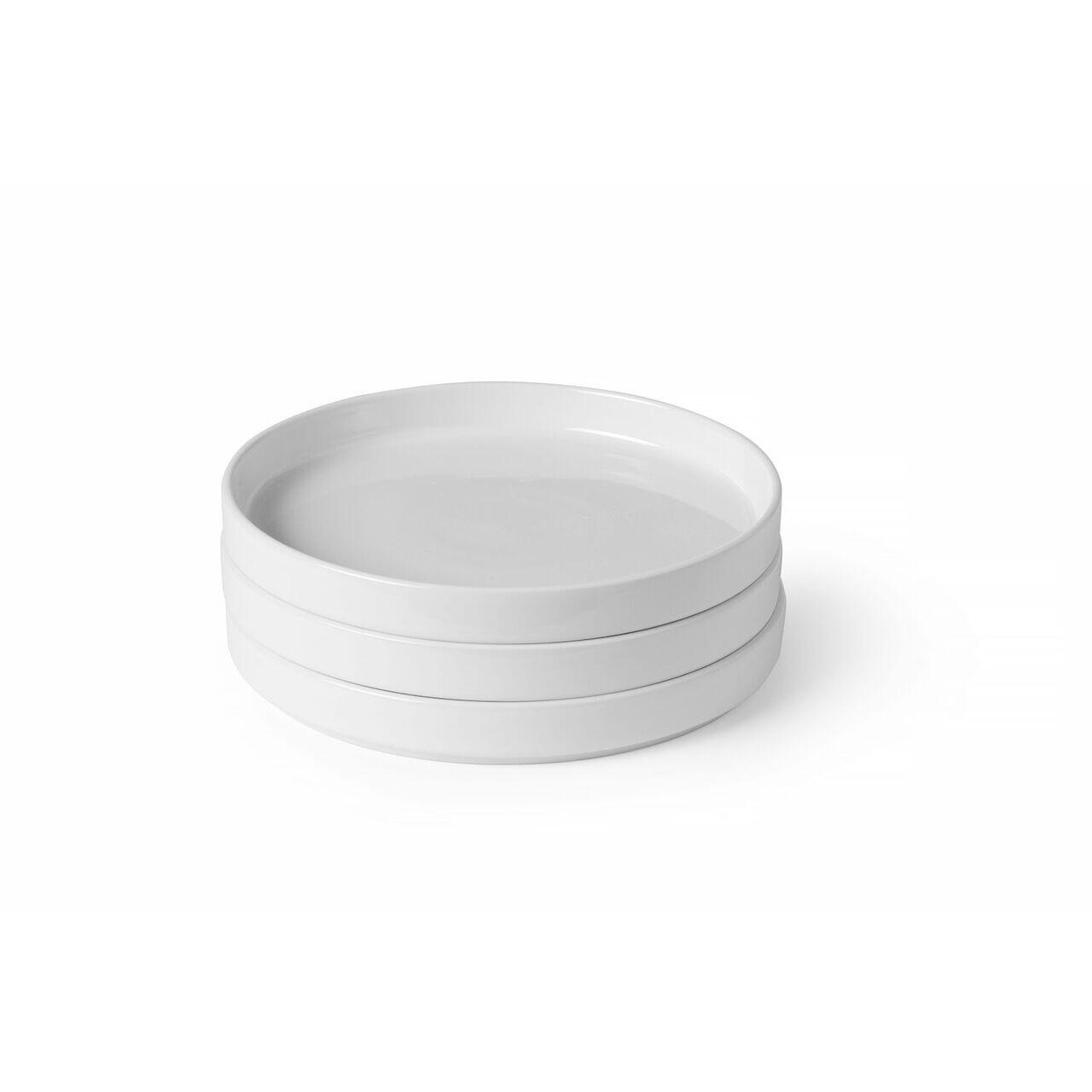 Platou cu margine înaltă Oslo, HENDI, albă, ⌀280x(H)26mm