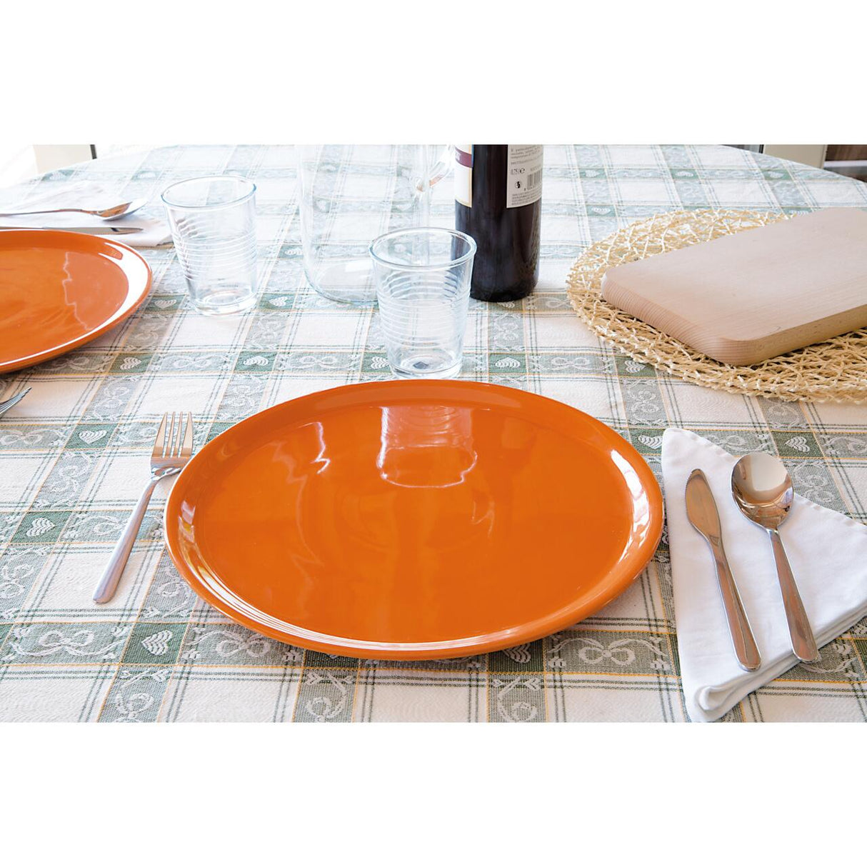 Farfurie pentru pizza speciala portocalie, Hendi, ø330 mm