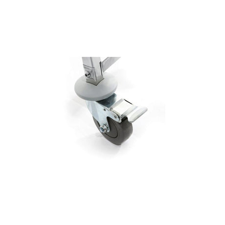 Carucior pentru debarasare tavi, cu roti, capacitate dubla 2 x 15 tavi GN 1/1 (530x325 mm), Hendi, compact, din inox, 798x610x(H)1710mm