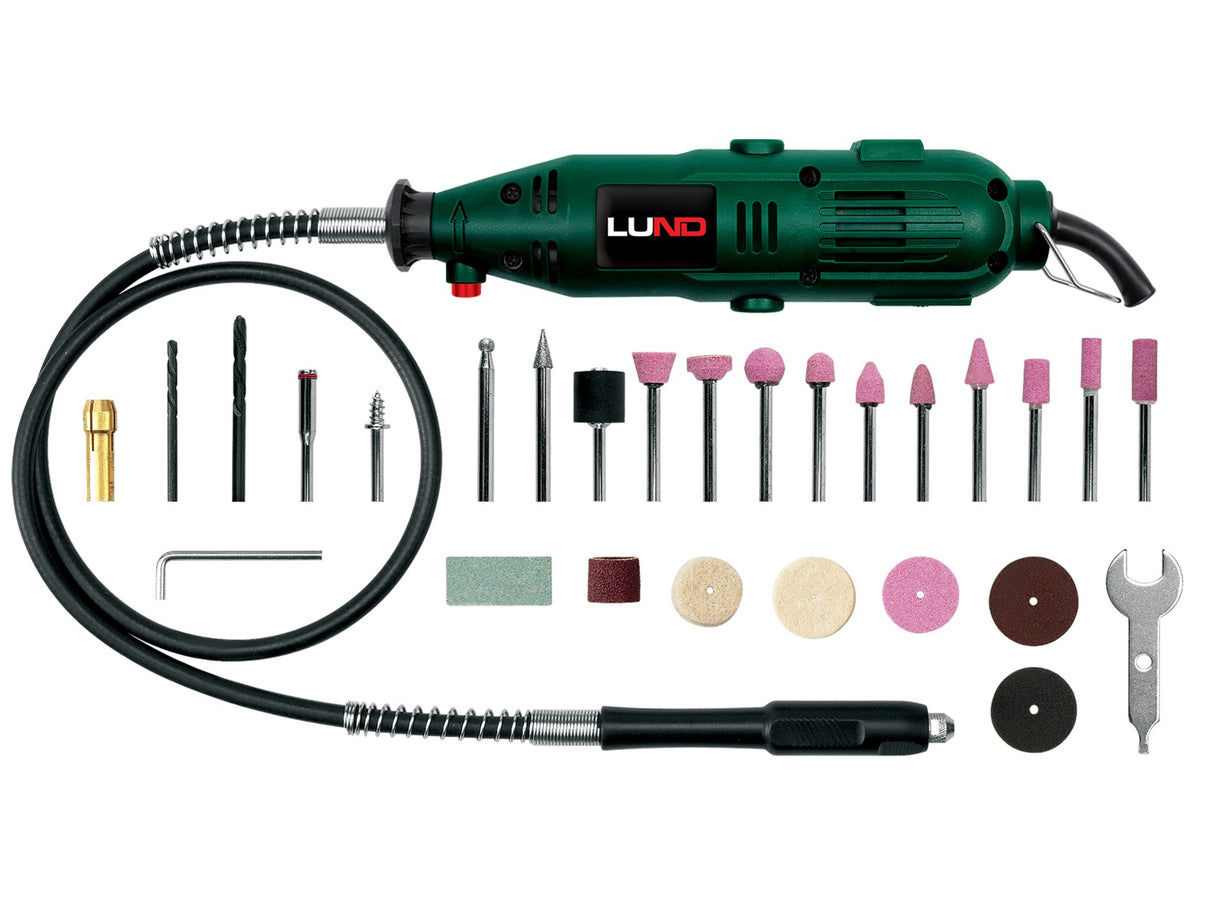 MINI-FREZA ELECTRICA, 135W, LUND 79314 LUND, 40 ACCESORII