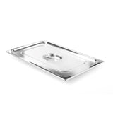 Capac Hendi Gastronorm fara fanta pentru lingura servire GN 2/3 - gama Profi Line, otel inoxidabil