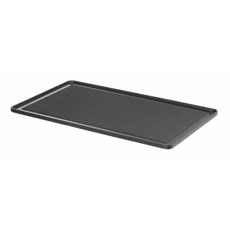 Gratar striat CONVECTOMAT GRILLPLATE, HENDI, GN 1/1, 530x325x(H)15mm