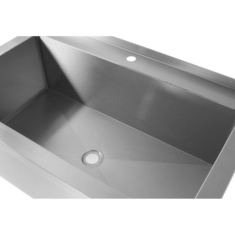Masa cu un singur bazin - sudata, adancime: 700 mm, bazin: 300 mm., HENDI, Profi Line, 1000x700x(H)850mm
