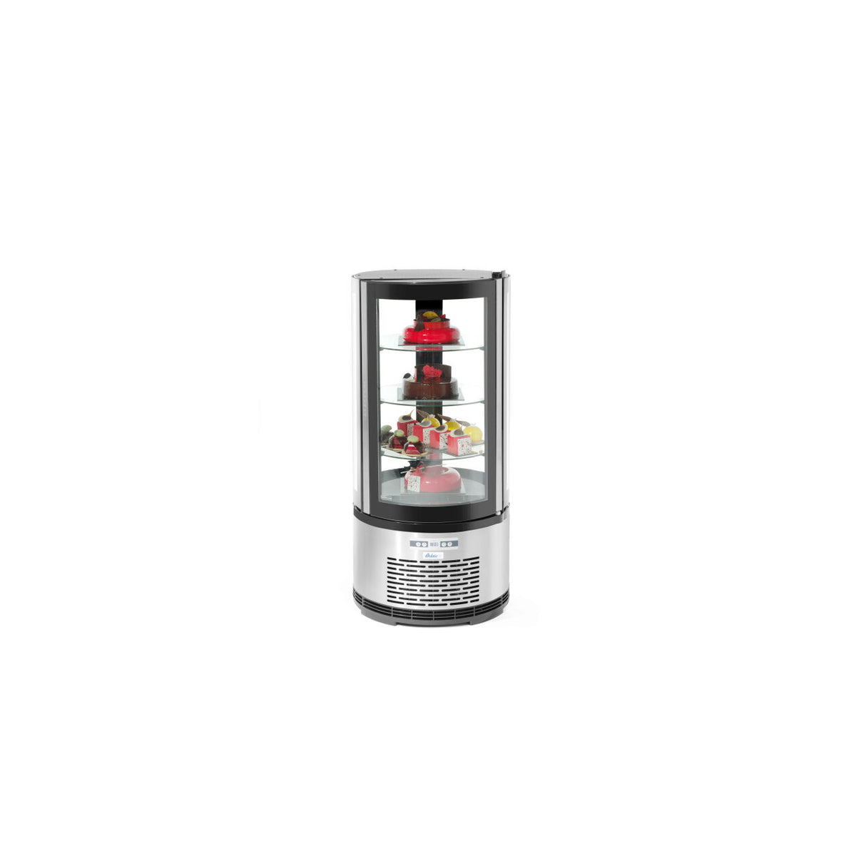 Vitrina frigorifica de prezentare interval temp. 2?/6?C, 460 W 360 l corp inox, ARKTIC by Hendi, 680x(H)1750, Clasa energetica C