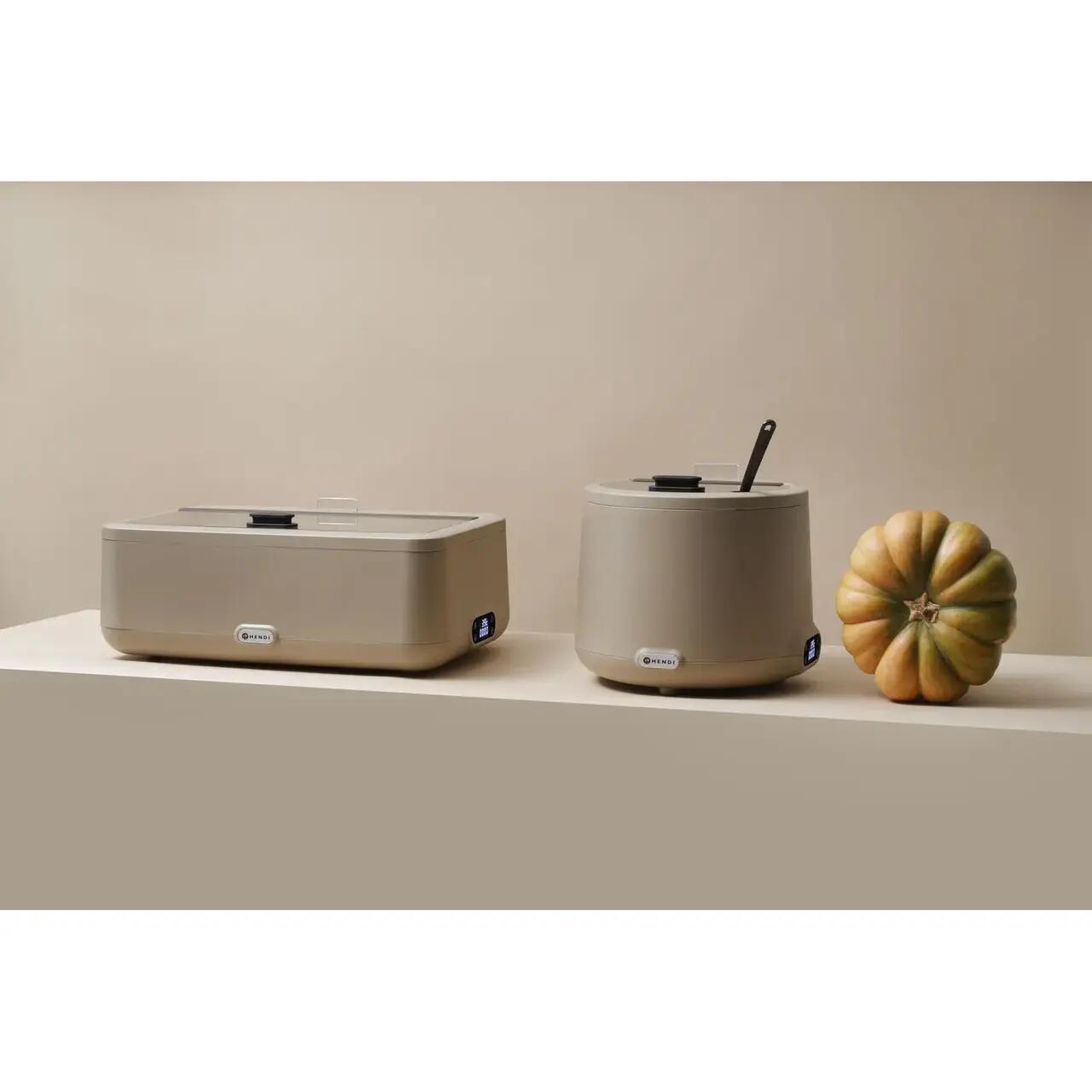 Fierbator pentru supa UNIQ, HENDI, 8L, Bej, 220-240V/500W, ø365x(H)325mm