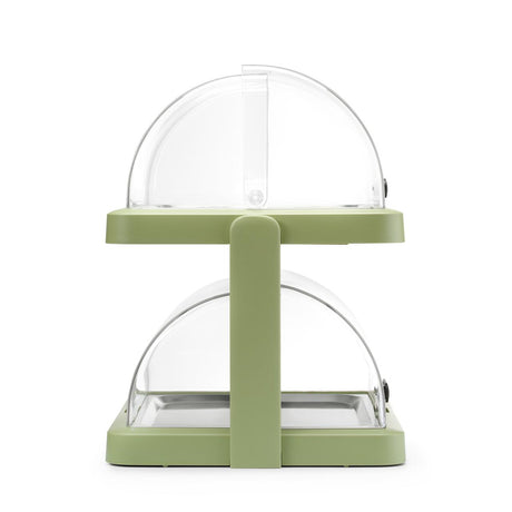 Display racire rolltop verde dublu cu 4 elemente de racire