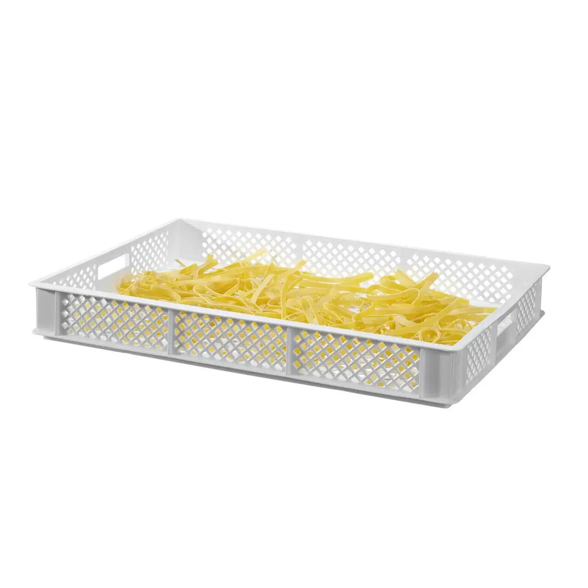 Cutie de uscare paste proaspete, alba, 600x400x70 mm, 14 L