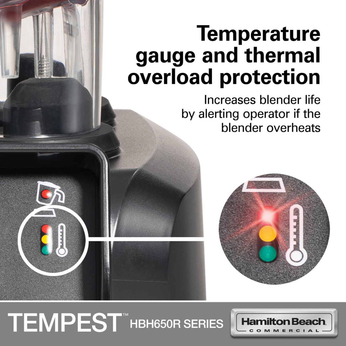 Blender pentru barman Tempest® HBH650R-CE 1,8 l 1200 W, Hamilton Beach Commercial