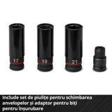 Einhell Professional Cheia de impact TP-CW 18/750-C Li BL-Solo PXC, 18 V, cuplu de 750 Nm, functie de oprire automata, motor fara perii, prindere patrata externa, fara baterie inclusa - imagine 11