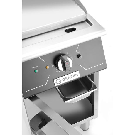 Grill electric neted cu spatiu de depozitare, 4,5Kw, 400V,400x700x(H)850+90 mm