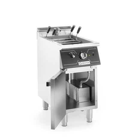Masina de fiert paste cu spatiu de depozitare, 6kw, 400V,400x700x(H)850+90 mm