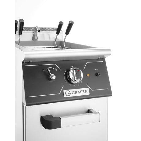 Masina de fiert paste cu spatiu de depozitare, 6kw, 400V,400x700x(H)850+90 mm