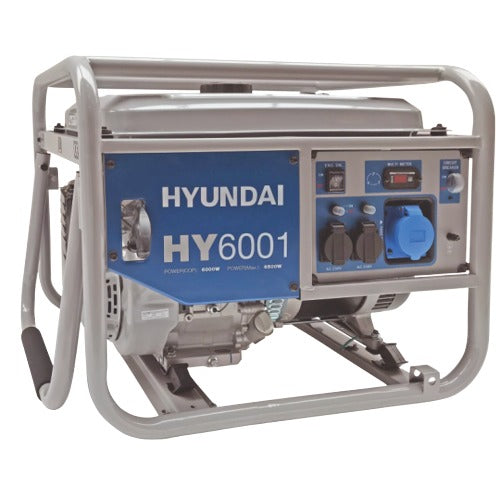 Generator de curent monofazic 6 kW HYUNDAI HY6001 + kit de roti