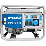 Generator de curent monofazic 7,5 kW HYUNDAI HY8001 + kit de roti