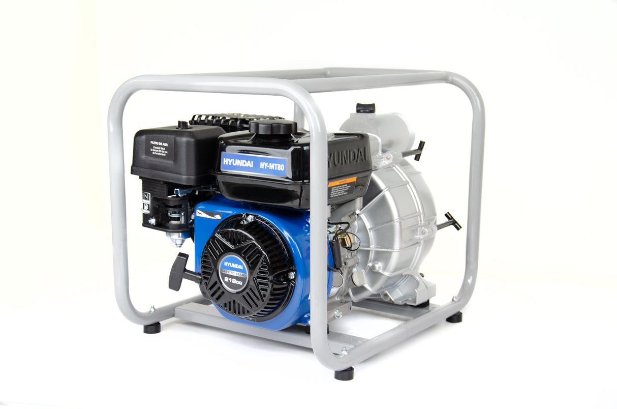 Motopompa ape murdare Hyundai HY-MT80 ,  3",Senzor lipsa ulei , 5.8 CP , motor 4 timpi ,750 l/min