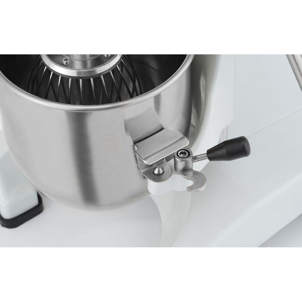 Mixer profesional planetar spirala cu vas detasabil 3 viteze, roti pivotante, vas inox, HENDI Smart, 10 litri 500 W, 390x404x (H) 620 mm