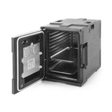 Cutie termoizolat Amer Box cu funcție de încălzire Hendi, catering 477x680x(H)620 mm