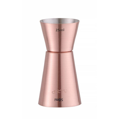 Jigger 25/50 ml, Bar up, Cupru, ø42x(H)86mm