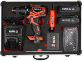 18 V-OS ÖNMENETŰ KÉSZLET, YATO YT-44250 126 DARABOS, 2 ELEM