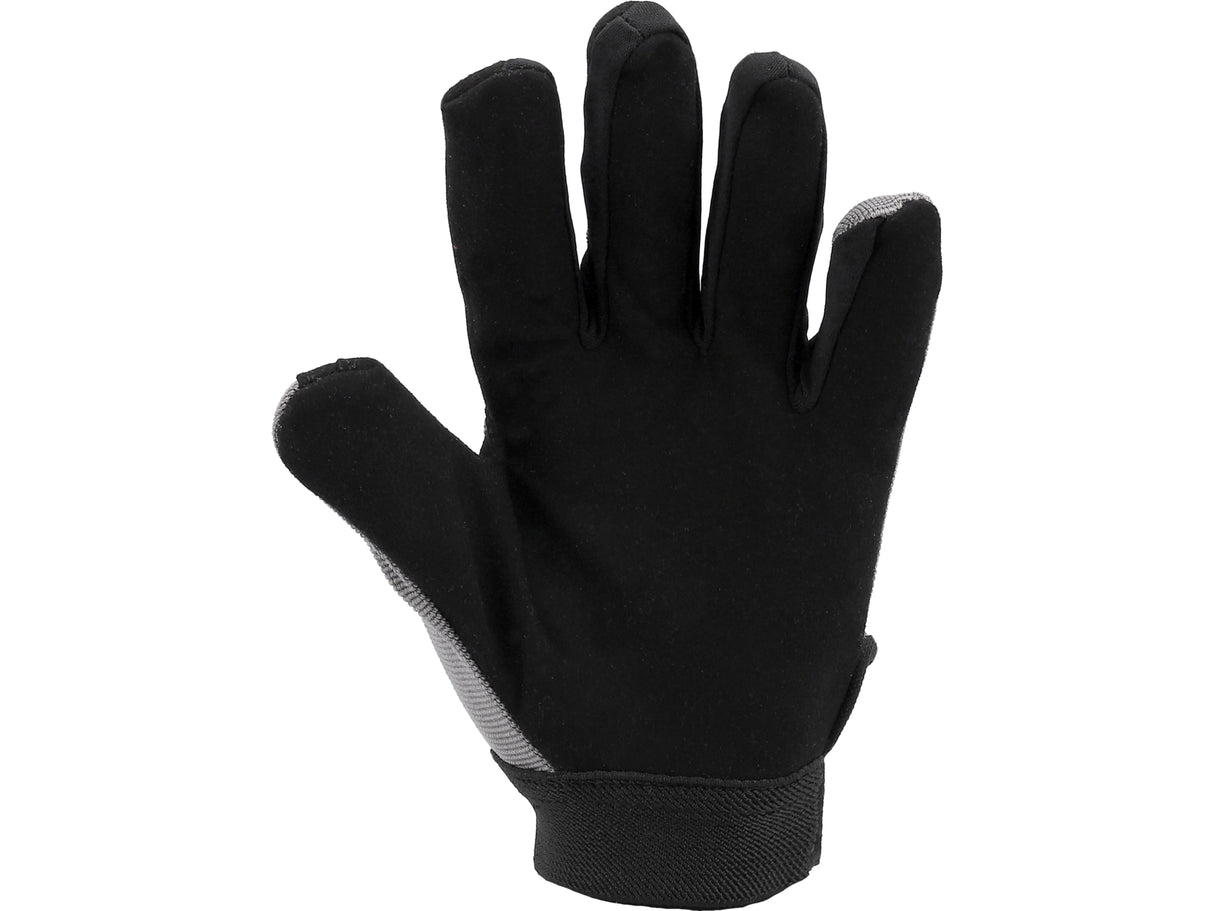 YATO YT-74651 SZINTETIKUS BŐR MUNKAKESSZTYŰ, SZÜRKE/FEKETE, 8-AS MÉRET