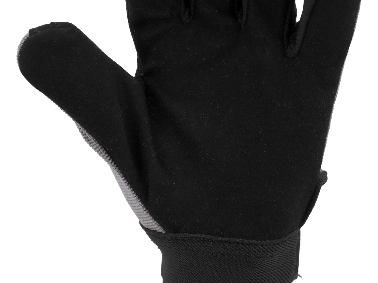 YATO YT-74651 SZINTETIKUS BŐR MUNKAKESSZTYŰ, SZÜRKE/FEKETE, 8-AS MÉRET