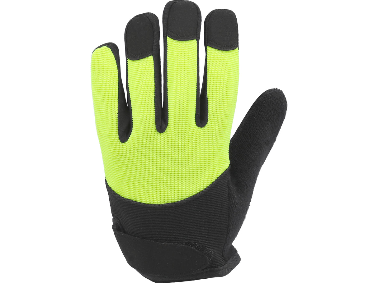 MANUSI DE LUCRU YATO YT-74654 DIN PIELE SINTETICA, GALBEN/NEGRU, MARIMEA 8
