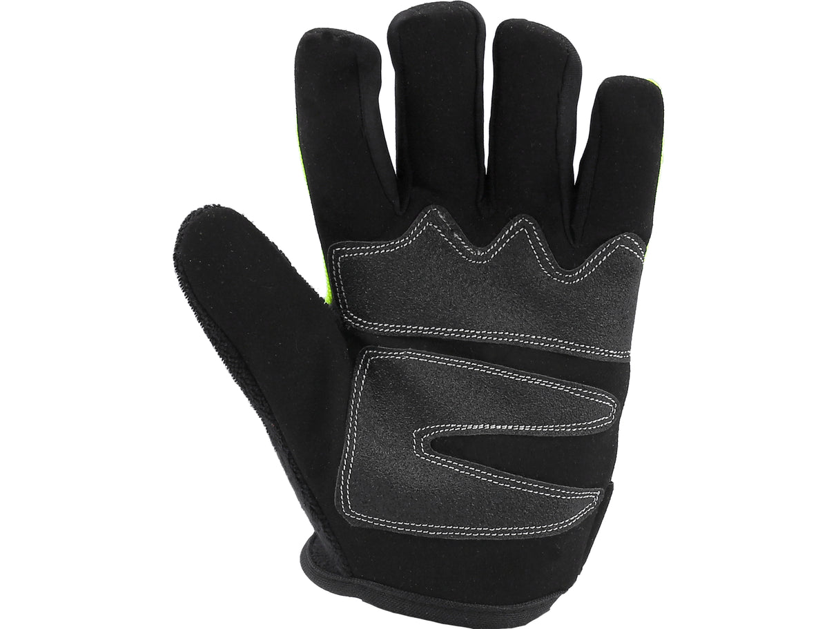 MANUSI DE LUCRU YATO YT-74654 DIN PIELE SINTETICA, GALBEN/NEGRU, MARIMEA 8