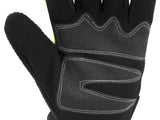 MANUSI DE LUCRU YATO YT-74654 DIN PIELE SINTETICA, GALBEN/NEGRU, MARIMEA 8