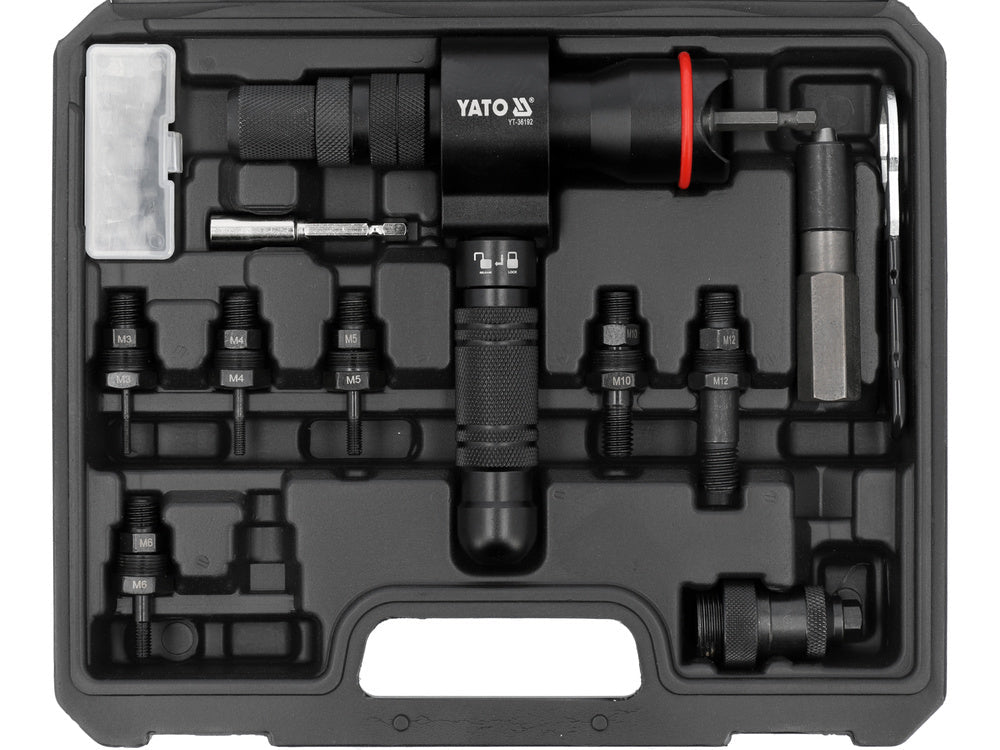 ADAPTOR PENTRU NITURI ȘI PIULIȚE NITUIBILE YATO YT - 36192 , 1/4" (6.3 mm) YATO - scule electrice si unelte profesionale - BricoMart