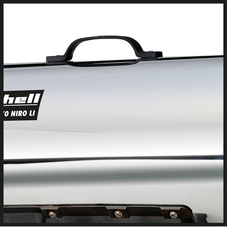 Aeroterma de aer cald pe acumulator Einhell GE - HG 18/370 Niro Li - Solo PXC (Li - ion, 37 kW, carcasa din tabla de otel inoxidabil, aprindere piezo, electrovalva, fara acumulator sau incarcator Einhell - scule electrice si unelte profesionale - BricoMart