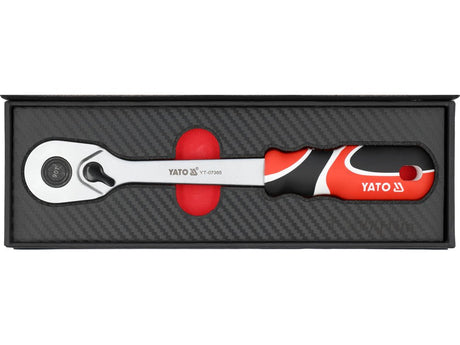 ANTRENOR CU CLICHET 1/2'' 1000NM Yato YT - 07355 - 1000 Nm, 12,7 mm, 256 mm, CrMo Yato - scule electrice si unelte profesionale - BricoMart