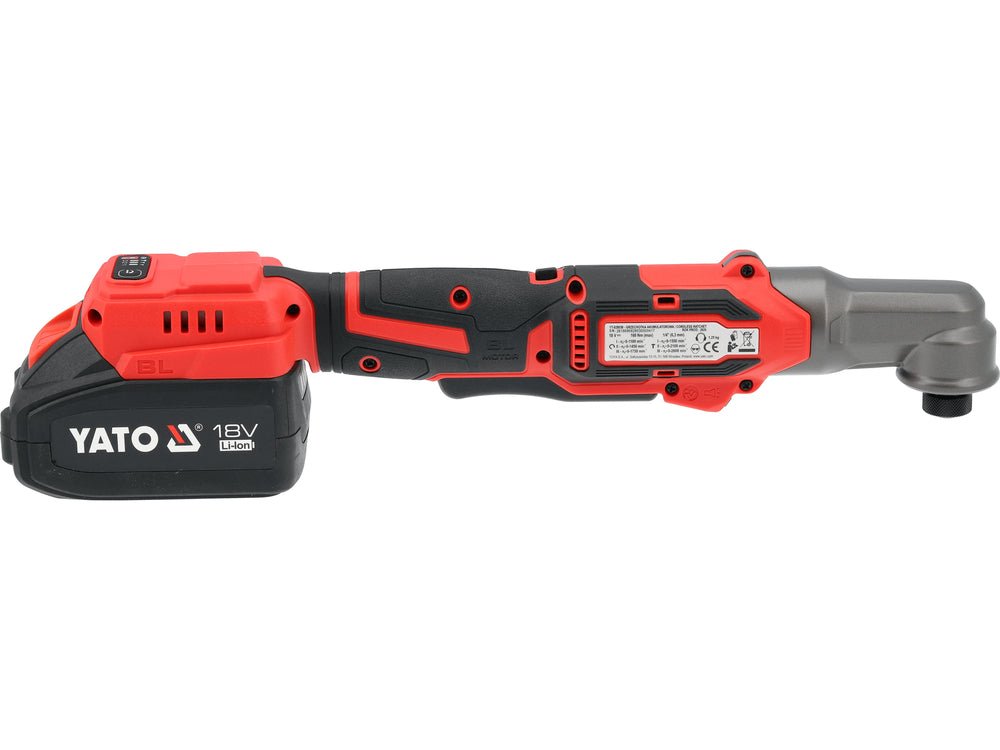 Antrenor cu clichet YATO YT-828030, 18 V, 160 mm, 1 x 4 Ah - imagine 4