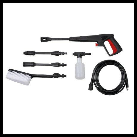 Aparat de curatat/spalat cu inalta presiune Einhell TC - HP 130 (1.500 W, max. 130 bar, sistem modular de cuplare rapida, incl. furtun de inalta presiune, pistol, lance, diverse duze, perii, recipiente de pulverizare Einhell - scule electrice si unelte profesionale - BricoMart