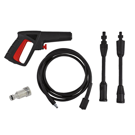 Aparat de curatat/spalat cu inalta presiune Einhell TC - HP 90 (1.200 wati, max. 90 bar, debit max. 372 l/h, maner de transport, racord de apa + filtru integrat, incl. pistol, furtun, lance + duza Einhell - scule electrice si unelte profesionale - BricoMart