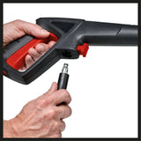 Aparat de curatat/spalat cu inalta presiune Einhell TC - HP 90 (1.200 wati, max. 90 bar, debit max. 372 l/h, maner de transport, racord de apa + filtru integrat, incl. pistol, furtun, lance + duza Einhell - scule electrice si unelte profesionale - BricoMart
