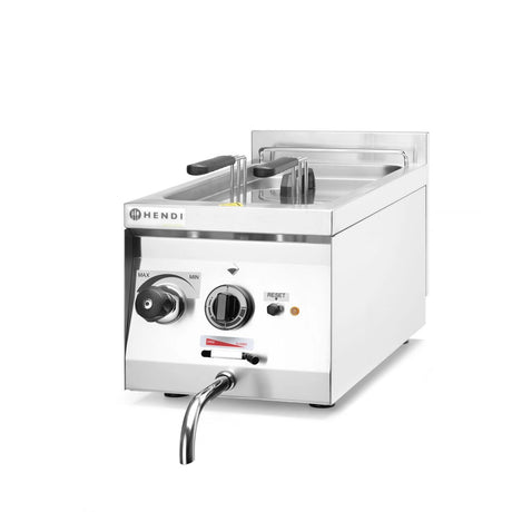 Aparat de gatit paste Hendi, capacitate 10L, cu scurgere, 230V/3500w, 330x600x(H)38mm