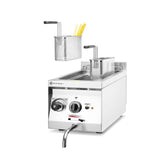 Aparat de gatit paste Hendi, capacitate 10L, cu scurgere, 230V/3500w, 330x600x(H)38mm