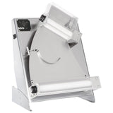 Aparat electric pentru formatare aluat de pizza sau paste Prismafood 400 cu 2 perechi de role, greutate portie de aluat 0,21-0,70 kg, 230V/250W, 585x435x(H)790mm