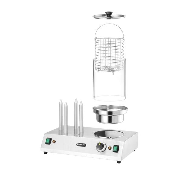 Aparat incalzit Hot Dog, Hendi, 220-240V/550W, 500x310x(H)395mm