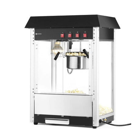 Aparat popcorn Hendi, Black Edition, 1500W, 560x420x(H)770mm