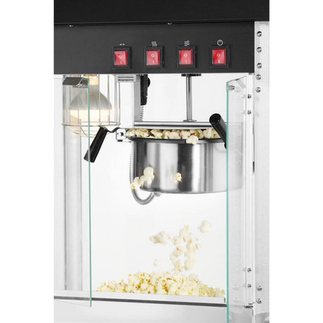 Aparat popcorn Hendi, Black Edition, 1500W, 560x420x(H)770mm