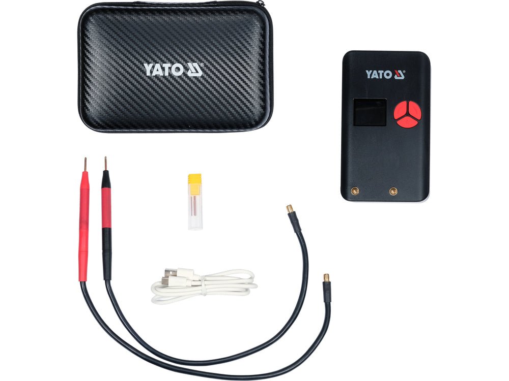 APARAT SUDURA IN PUNCTE PT BATERII, 500A Yato YT - 82507 - 10 mm, 500 A, 0,15 mm, 8 mm Yato - scule electrice si unelte profesionale - BricoMart